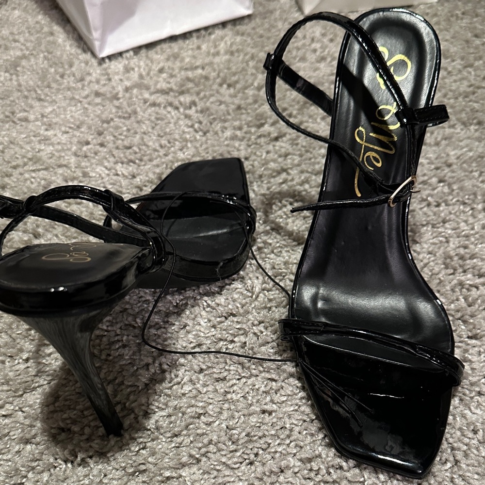Black heels